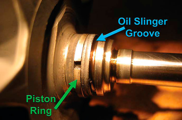Турбина в нормальном состоянии